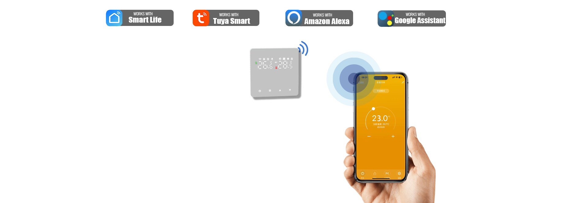 WiFi Water Heater Thermostat