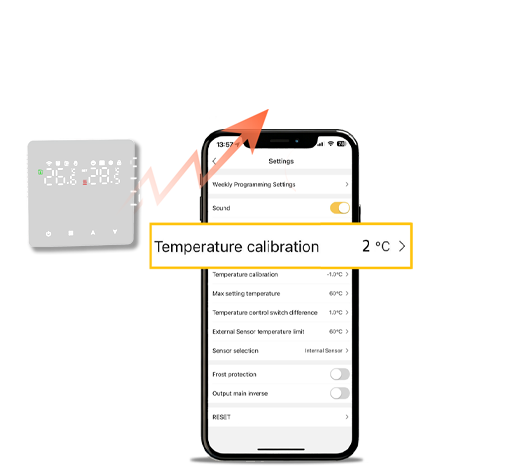 WiFi Water Heater Thermostat
