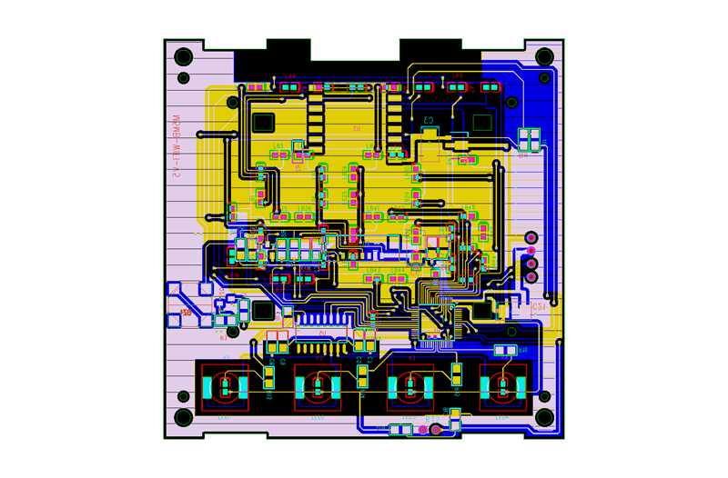LCD Touch Thermostat PCB