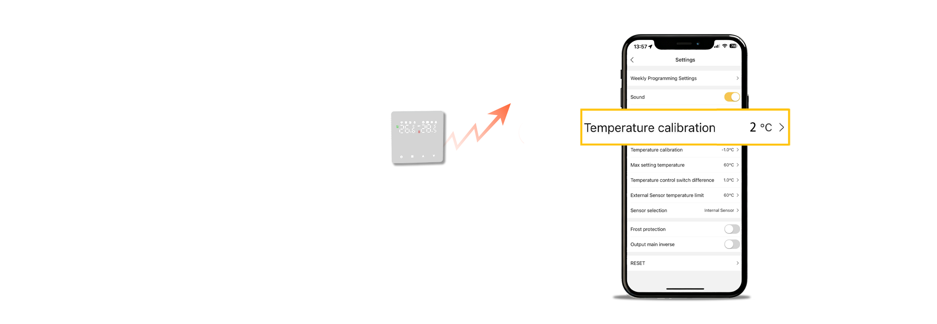 WiFi Water Heater Thermostat